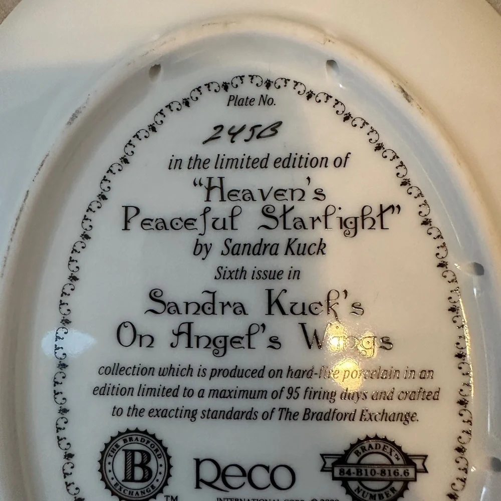 Vtg Bradford Exchange Sandra Kuck's 